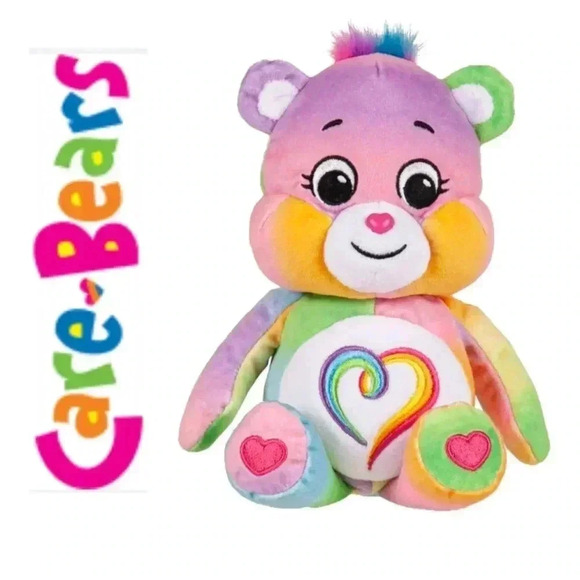 🆕Care Bears Colorful Plushie Togetherness Bear 12”🆕 - Picture 1 of 8